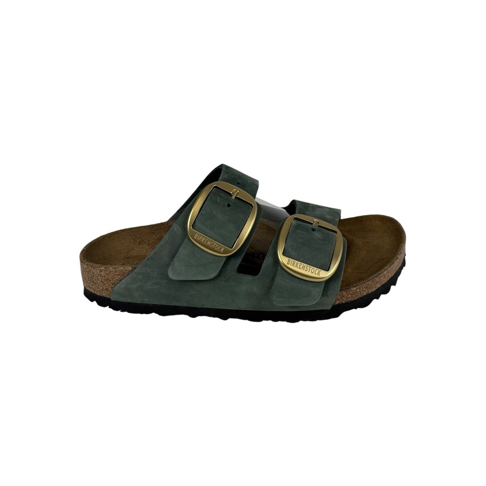 Birkenstock Arizona Big Buckle Thyme Nubuck Leather Women Size 7 No Box